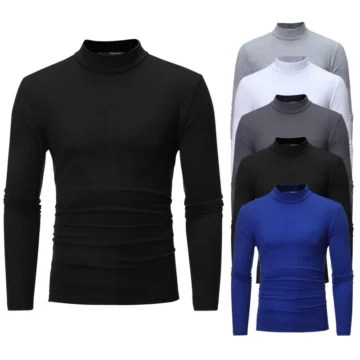 Thermal Mock Neck Pullover Winter Warmth 1 | PricZone