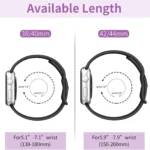 Versatile Silicone Band for Apple Watch 38 45mm 4 | PricZone