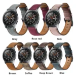 Vintage Leather Strap for Galaxy Watch 20mm22mm 1 | PricZone