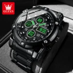 OLEVS 48mm Chronograph Steel Quartz Watch 1 | PricZone