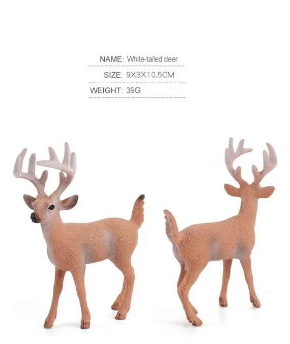 Forest Animal Figurines Set Miniature Toy Ornaments 6 | PricZone