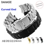 Stainless Steel Watch Strap 18 24mm with Secure Double Lock 1 | PricZone