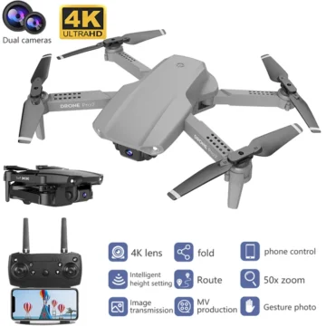 E99 Pro 4K HD Camera Drone WiFi FPV 50x Zoom Quad | PricZone