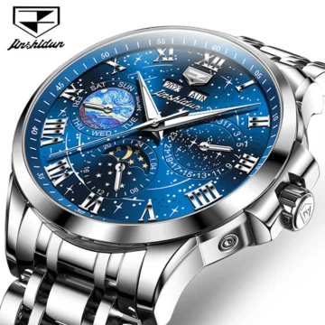 Moon Phase Watch Waterproof Stainless Steel 2 | PricZone