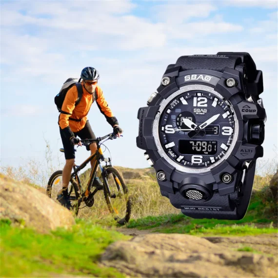 Waterproof Dual Display Sports Watch for Men 2 | PricZone