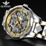 OUPINKE Luxury Skeleton Watch Waterproof 4 | PricZone