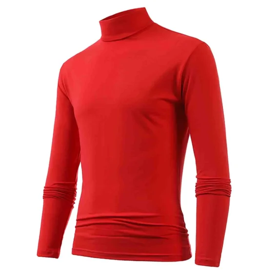 Thermal High Collar Mens T Shirt for Winter Warmth 6 | PricZone