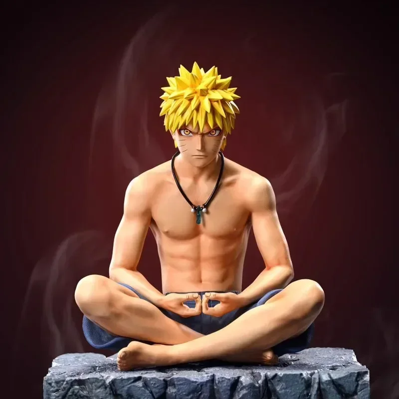 Naruto Jiraiya Meditating Figurine Anime PVC Statue