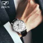 JSDUN Moon Phase Luxury Watch Waterproof Timepiece 5 | PricZone