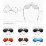 Aluminum Pilot Polarized Shades for Men Women 5 | PricZone