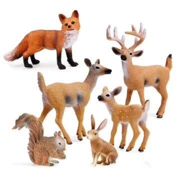 Forest Animal Figurines Set Miniature Toy Ornaments 1 | PricZone