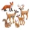 Forest Animal Figurines Set – Miniature Toy Ornaments