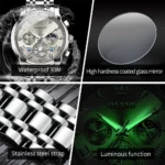 Luxury Luminous Chrono Watch OLEVS Waterproof 4 | PricZone