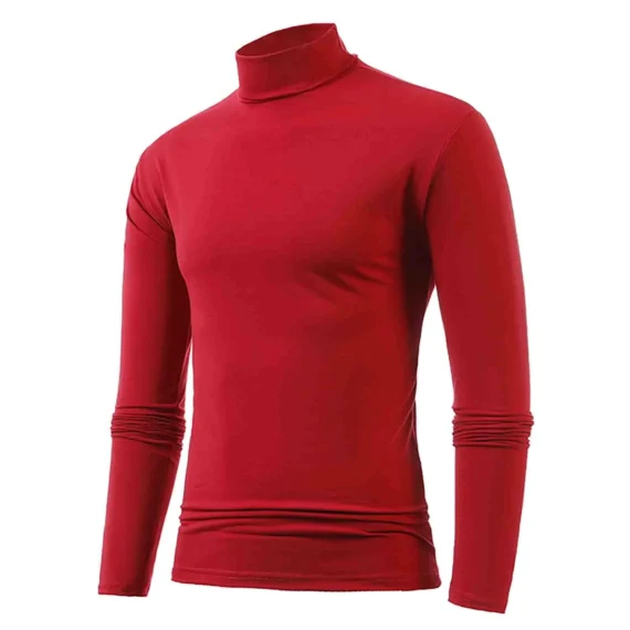 Thermal High Collar Mens T Shirt for Winter Warmth 4 | PricZone