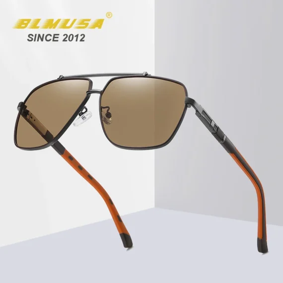 BLMUSA Square Polarized Luxury Sunglasses for Men 3 | PricZone