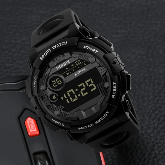 Luxury Mens Digital Sport Watch LED Waterproof 6 | PricZone