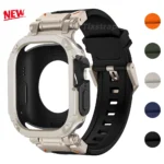 Apple Watch Ultra 2 Band Silicone Strap Steel Connector 1 | PricZone