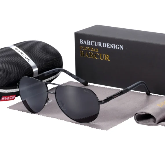 UV400 Polarized Unisex Sunglasses by BARCUR for Safe Driving 5 | PricZone