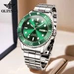 Luxury Green Diver Watch OUPINKE Automatic Timepiece 2 | PricZone