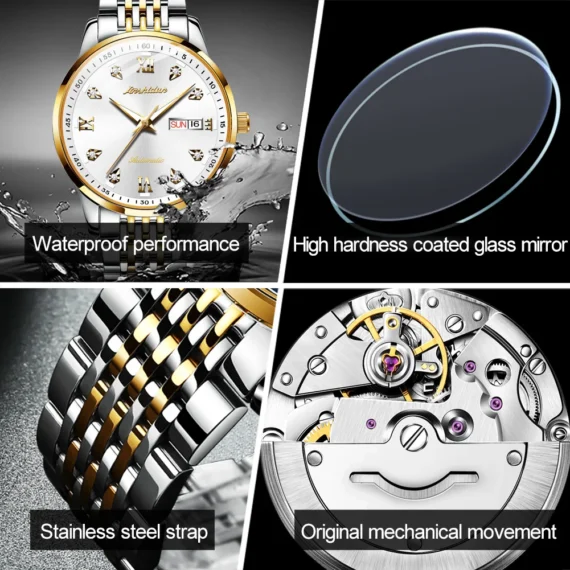 JSDUN Elite Steel Automatic Watch Luxury Precision 3 | PricZone