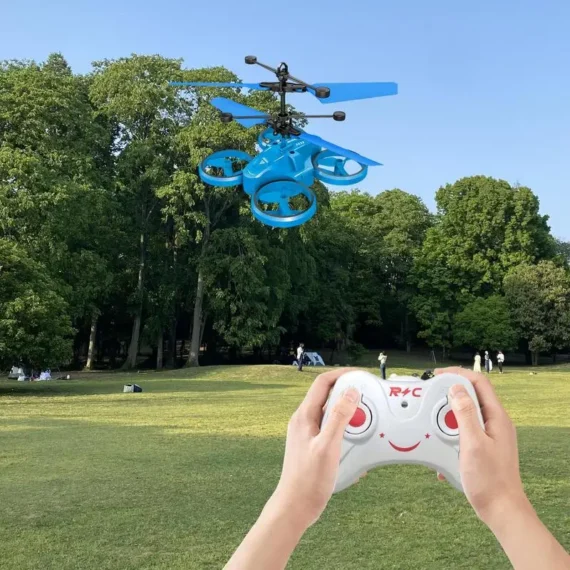 LED Light RC Helicopter for Beginners with Smart Avoidance 3