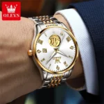 Gold Sailboat OLEVS Luxury Watch Waterproof Automatic 4 | PricZone