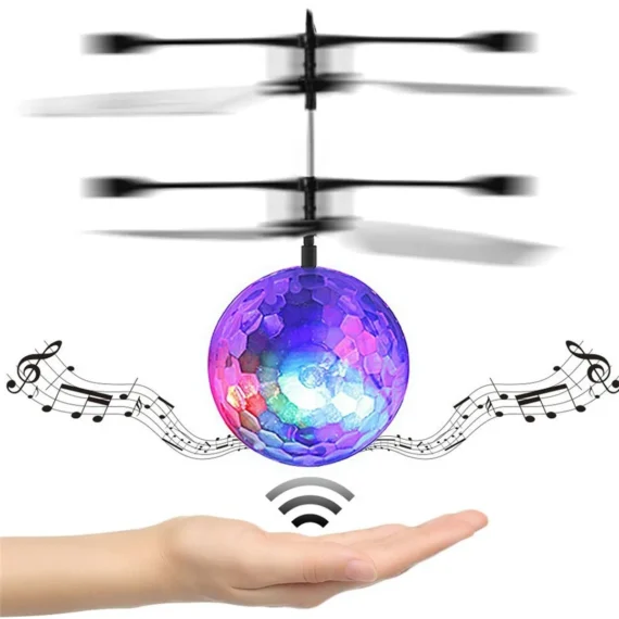 LED Helicopter Toy Infrared RC Flight Ball for Kids | PricZone