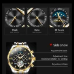 Luxury Skeleton Moonwatch Waterproof Automatic 3 | PricZone