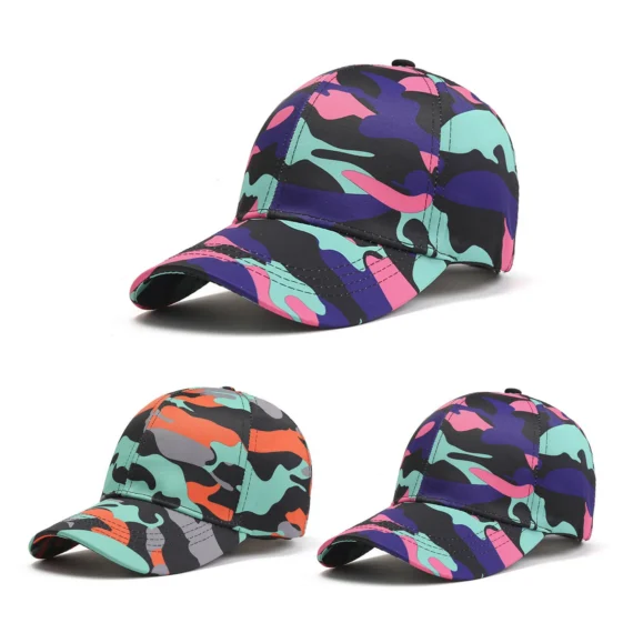 Adjustable Camo Snapback Cap Breathable Windproof 6 | PricZone