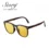 Collapsible Round Polarized Shades: TR90 Yellow Rivet