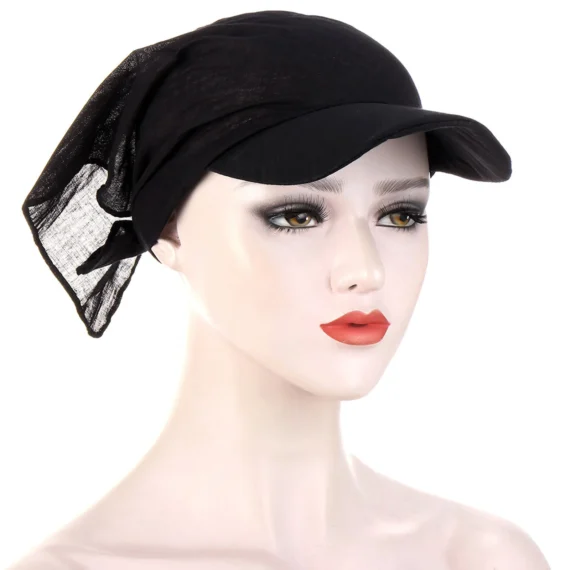 Solid Color Bandana Cap Sun Visor Turban Beach Style 3 | PricZone