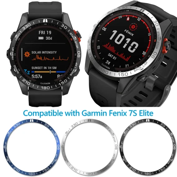 Garmin Fenix 77S Stainless Protector Bezel 2 | PricZone