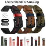 Galaxy Watch 45 Leather Strap 20 22mm Huawei GT Band 1 | PricZone