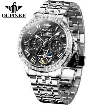 Luxury Skeleton Business Watch - OUPINKE Automatic 2