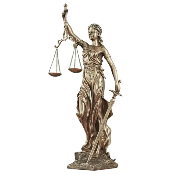 Justitia Goddess Statue Resin Decor 2 | PricZone