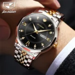 Golden Luxury Watch JSDUN 8948 Auto Date 3 | PricZone