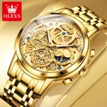 Luxury OLEVS Quartz Watch Stainless Steel Design | PricZone