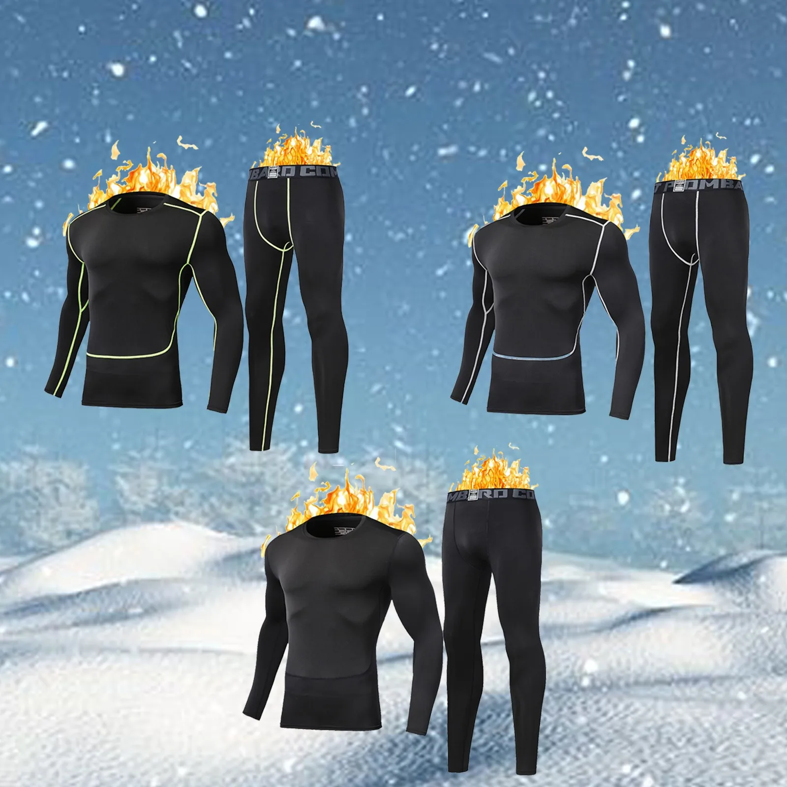 Quick-Heat Thermal Set Thickened Underwear & Pants