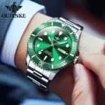 Luxury Green Diver Watch OUPINKE Automatic Timepiece 4 | PricZone