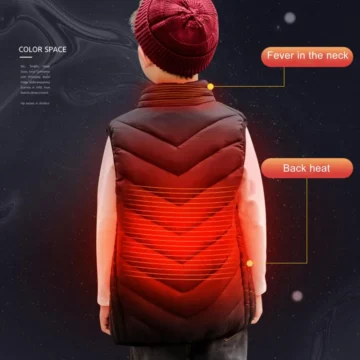 Kids Warm Smart Heated Vest Quick Heat  Cold Resistant 2 | PricZone