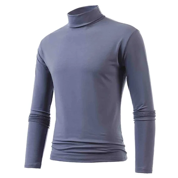 Thermal High Collar Mens T Shirt for Winter Warmth 2 | PricZone