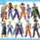 Super Saiyan Goku & Friends Action Figurines Set