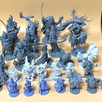 Samurai Fantasy Miniatures: Kami & Oni Board Game 1