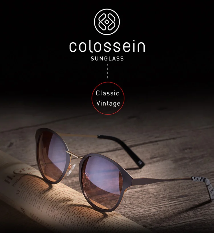 Fashion Polarized Sunglasses for Women by COLOSSEIN