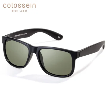 COLOSSEIN Polarized Classic Shades: UV400 Protection, Square Frame