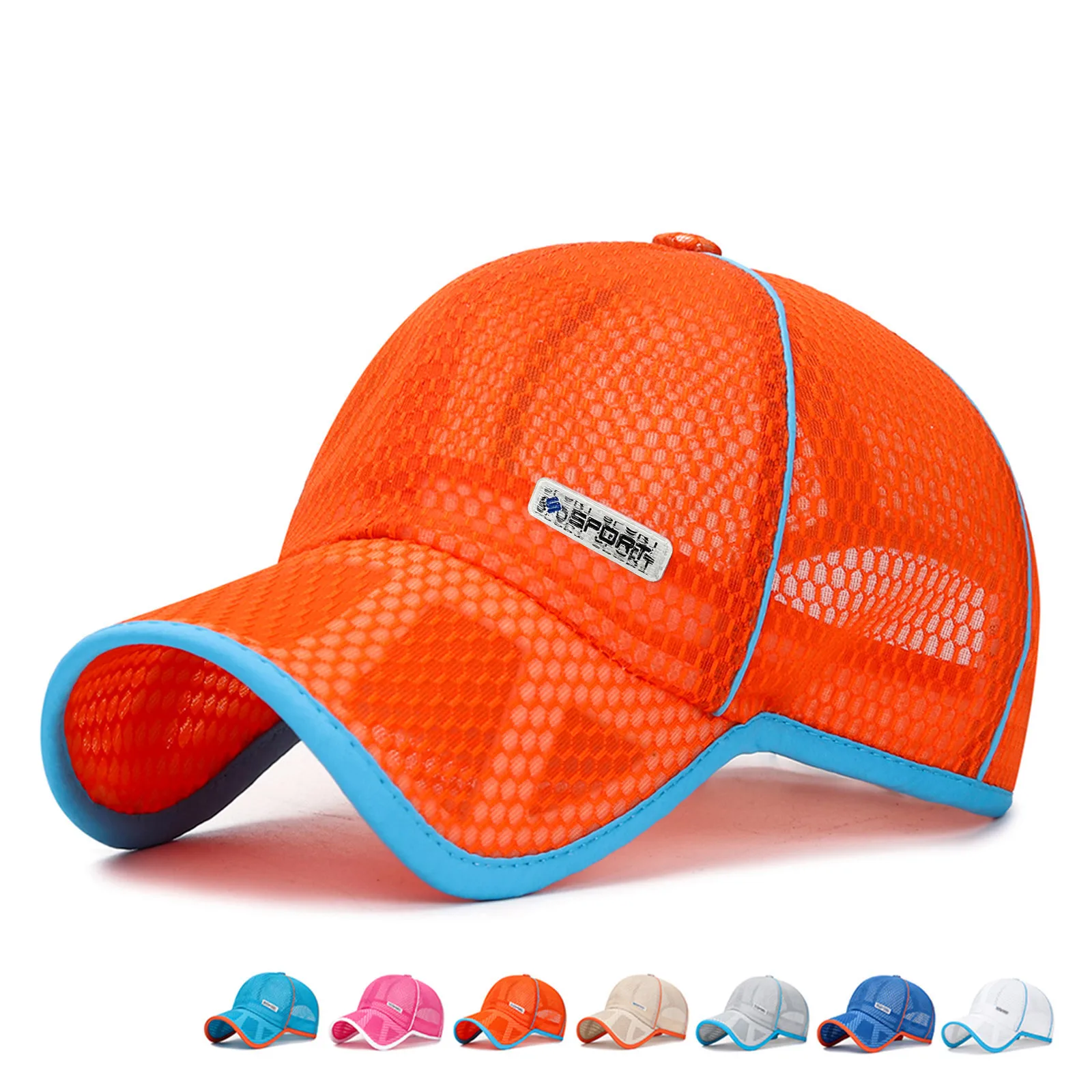 Breathable Youth Trucker Cap Mesh Sun Hat