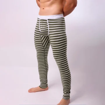 Striped Thermal Men's Leggings & Boxer Briefs