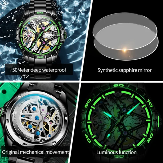 OUPINKE Automatic Watch Waterproof Luminous 5 | PricZone