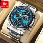 OLEVS Multifunction Mens Watch Waterproof Stainless 1 | PricZone