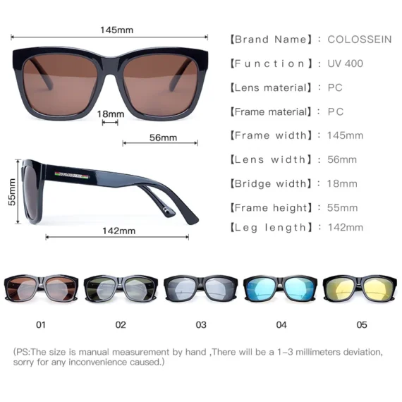 Elegant Polarized Shades for Men Women by COLOSSEIN 5 | PricZone